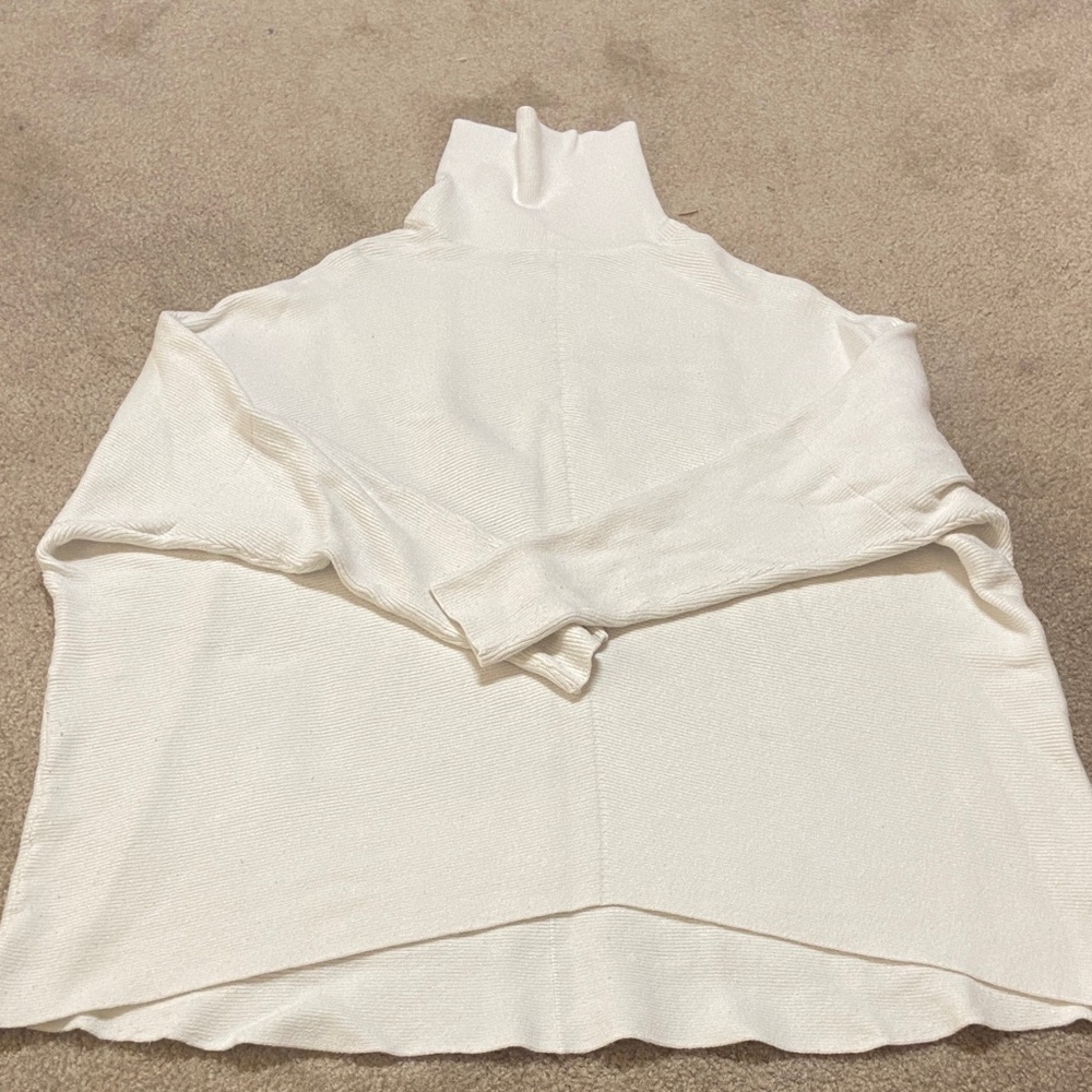 White Turtleneck Sweater